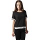 тениска,дамски,тениски,urban,classics,terry,meh,short,sleeve,t,shirt,black,(black,white)