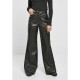 панталони,дамски,панталони,urban,classics,trousers,faux,leather,wide,leg,black