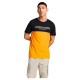тениска,мъжки,тениски,jack,&,jones,urban,blocking,short,sleeve,t,shirt,orange,(golden,orange,detail,golden,white,print,slim,fit)