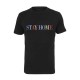 футболна,фланелка,мъжки,тениски,mister,tee,unisex,stay,home,wording,t,shirt,black,(black)