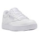 маратонки,дамски,маратонки,reebok,classics,club,c,double,trainers,white