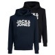 суичър,детски,блузи,jack,&,jones,corp,logo,hoodie,2,units,black,pack,w,navy,large,(black)
