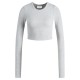фланелка,с,дълъг,ръкав,дамски,топове,jack,&,jones,feline,rib,jjxx,long,sleeve,top,light,grey,melange,(grey)