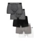 боксерки,мъжко,бельо,urban,classics,set,of,5,s,organic,boxers,black,white,gray,(black)