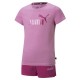 тениска,детски,тениски,puma,logo,short,sleeve,t,shirt,pink,(opera,mauve)