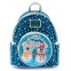 раница,раници,disney,loungefly,mickey,minnie,snowman,backpack,26,cm,blue