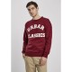 блуза,мъжки,пуловери,urban,classics,college,print,crew,sweatshirt,red