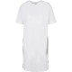 тениска,дамски,тениски,urban,classics,dress,organic,oversized,slit,short,sleeve,t,shirt,white