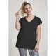 тениска,мъжки,тениски,дамски,тениски,urban,classics,round,extended,gt,short,sleeve,v,neck,t,shirt,black,(black)
