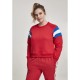 блуза,дамски,блузи,urban,classics,leeve,stripe,crew,big,sweatshirt,red,(red,flash,blue,fluo,white)