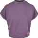 тениска,дамски,тениски,urban,classics,short,pigment,dye,découpé,short,sleeve,t,shirt,purple