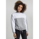 тениска,дамски,тениски,urban,classics,oversized,2,tone,stripe,crew,t,shirt,grey,(gray,white)