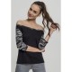 тениска,дамски,тениски,urban,classics,raglan,big,long,sleeve,t,shirt,black,(black,black)