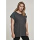 тениска,дамски,тениски,urban,classics,raglan,contract,big,short,sleeve,t,shirt,dark,brown,bottle,green,(brown)