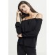 тениска,дамски,тениски,urban,classics,top,cold,big,long,sleeve,t,shirt,black