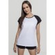 тениска,дамски,тениски,urban,classics,raglan,contract,short,sleeve,t,shirt,white,black,(white)