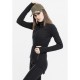 блуза,дамски,блузи,urban,classics,sweatshirt,athletic,interlo,zip,black