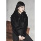 блуза,дамски,блузи,urban,classics,velvet,gathered,sweatshirt,black