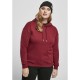 блуза,дамски,блузи,urban,classics,organic,big,sweatshirt,bordeaux,(red)