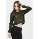 блуза,дамски,блузи,urban,classics,sweatshirt,camouflage,green,(green)