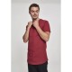 тениска,мъжки,тениски,urban,classics,shaped,long,t,shirt,bordeaux,(red)