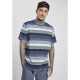тениска,мъжки,тениски,urban,classics,yarn,dyed,sunrise,stripe,t,shirt,blue,oil,(blue)