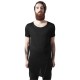тениска,мъжки,тениски,дамски,тениски,urban,classics,long,front,zip,big,short,sleeve,t,shirt,black,(black)