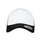 козирка,всички,шапки,flexfit,foam,curved,visor,cap,black,(black,white,black)