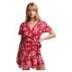 рокля,дамски,поли,и,рокли,superdry,vintage,mini,wrap,short,sleeve,dress,red,(floral,red)
