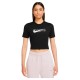 тениска,дамски,тениски,nike,sportswear,slim,crop,swoosh,short,sleeve,t,shirt,black