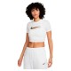 тениска,мъжки,тениски,дамски,тениски,nike,sportswear,slim,crop,swoosh,short,sleeve,t,shirt,white,(white)
