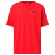 тениска,мъжки,тениски,oakley,si,brave,short,sleeve,t,shirt,red,line,(red)