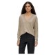 блуза,дамски,пуловери,дамски,плетени,дрехи,object,thess,v,neck,sweater,fossil,detail,melange,(brown)