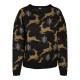 блуза,дамски,пуловери,дамски,плетени,дрехи,urban,classics,oversized,christmas,sweater,black,(black,gold)