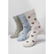 чорапи,дамски,чорапи,urban,classics,recycled,yarn,fruit,socks,3,pairs,grey,(gray,white)