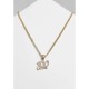 бижутерия,urban,classics,one,hundred,diamond,necklace,yellow,(doré)