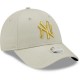 шапка,всички,шапки,new,era,new,york,yankees,metallic,logo,9forty®,cap,white,(stone)