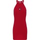 дамски,дънки,дамски,поли,и,рокли,tommy,jeans,timeless,circle,bodycon,sleeveless,dress,red