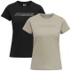 тениска,дамски,тениски,hummel,cali,cotton,short,sleeve,t,shirt,2,units,multicolor,(black,chateau,grey)