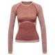 тениска,дамски,тениски,hummel,cleaa,seamless,long,sleeve,t,shirt,red,(withered,rose,rose,tan,melange)
