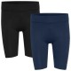 клин,дамски,клинове,дамски,чорапогащи,и,клинове,hummel,maja,short,leggings,2,units,black,insigina,blue,(multicolor)