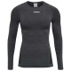тениска,мъжки,тениски,hummel,mike,seamless,long,sleeve,t,shirt,grey,(black,asphalt,melange)