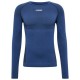 тениска,мъжки,тениски,hummel,mike,seamless,long,sleeve,t,shirt,insignia,blue,black,melange,(blue)