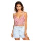 тениска,дамски,топове,rvca,sweetheart,sleeveless,v,neck,t,shirt,red,(red,earth)
