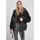 яке,дамски,якета,и,палта,urban,classics,sherpa,mix,puffer,jacket,black,(black)