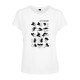 тениска,дамски,тениски,mister,tee,talk,to,the,hand,box,short,sleeve,t,shirt,white,(white)