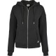 блуза,дамски,блузи,urban,classics,sweatshirt,organic,terry,zip,big,black