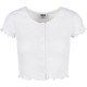 тениска,дамски,тениски,urban,classics,cropped,button,up,rib,short,sleeve,t,shirt,white,(white)