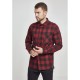 риза,с,дълъг,ръкав,мъжки,ризи,urban,classics,basic,flannel,long,sleeve,shirt,black,(black,red)