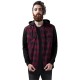 мъжки,ризи,urban,classics,hooded,ed,flanell,sweat,leeve,shirt,black,(black,bordeaux,black)